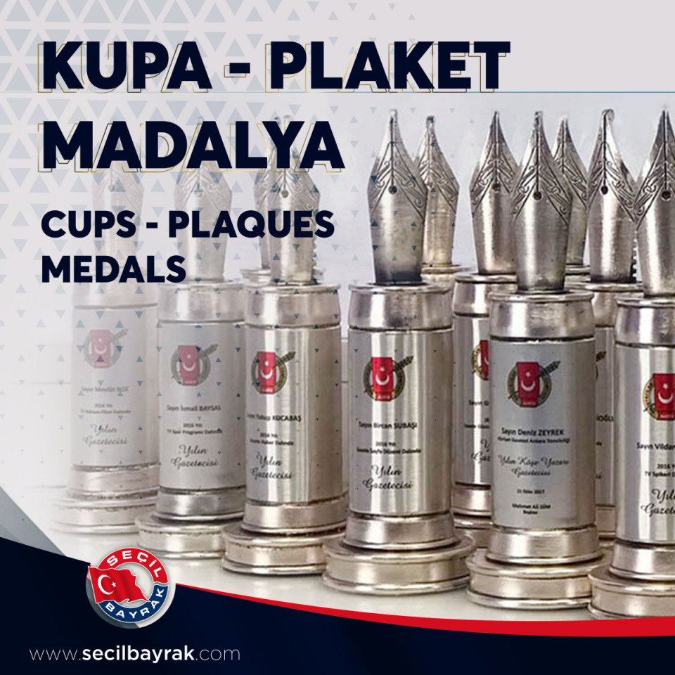 Kupa - Plaket - Madalya - Cups - Plaques - Medals