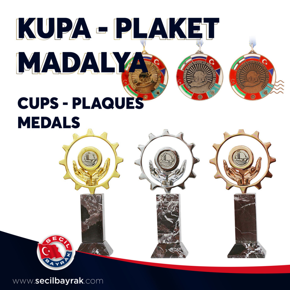 Kupa - Plaket - Madalya - Cups - Plaques - Medals