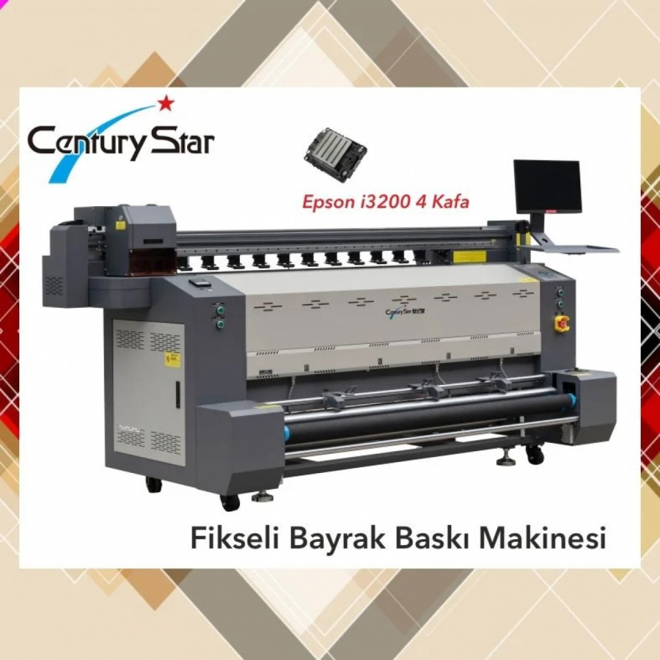 Century Star 2.2m 4 Kafa Bayrak Printer